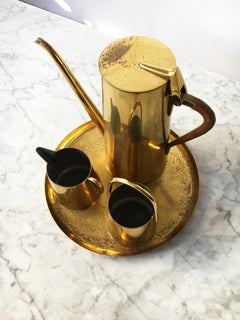 Carl Auböck Four Piece Coffee Set, Austria, 1950s