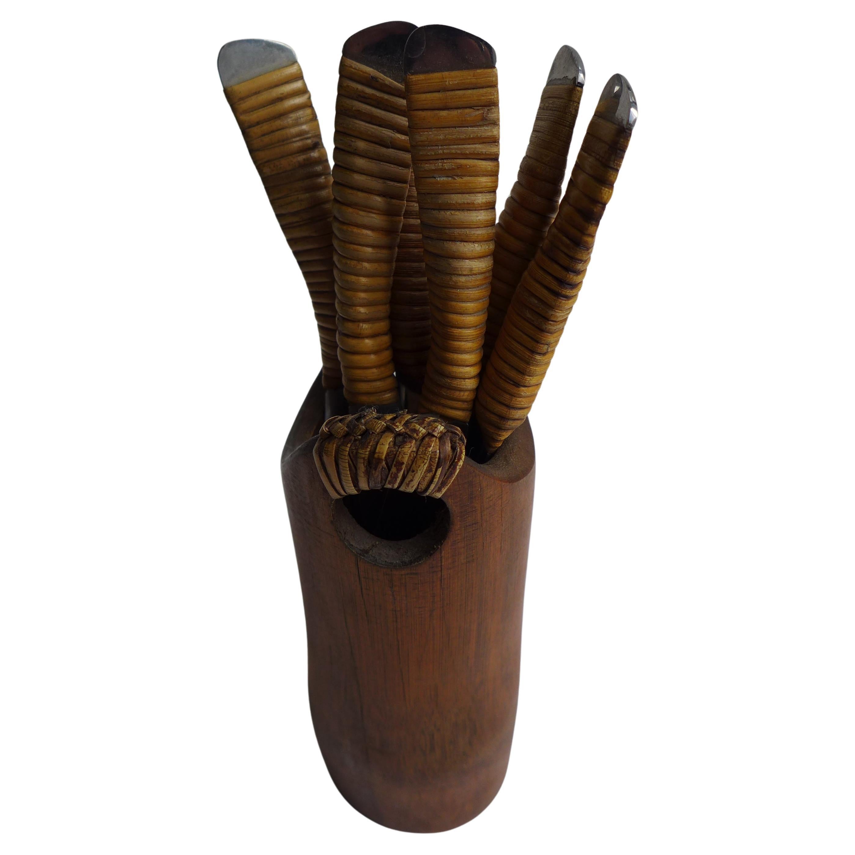 Set di coltelli da frutta Carl Auböck con scatola del 1950 in vendita