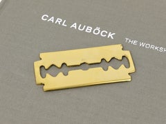 Carl Auböck Handcrafted Razor Blade Brass Paperweight #5378, Austria