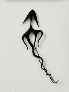 Carl Auböck Handcrafted Wall Sculpture Napoleon #4271, Brass, Austria