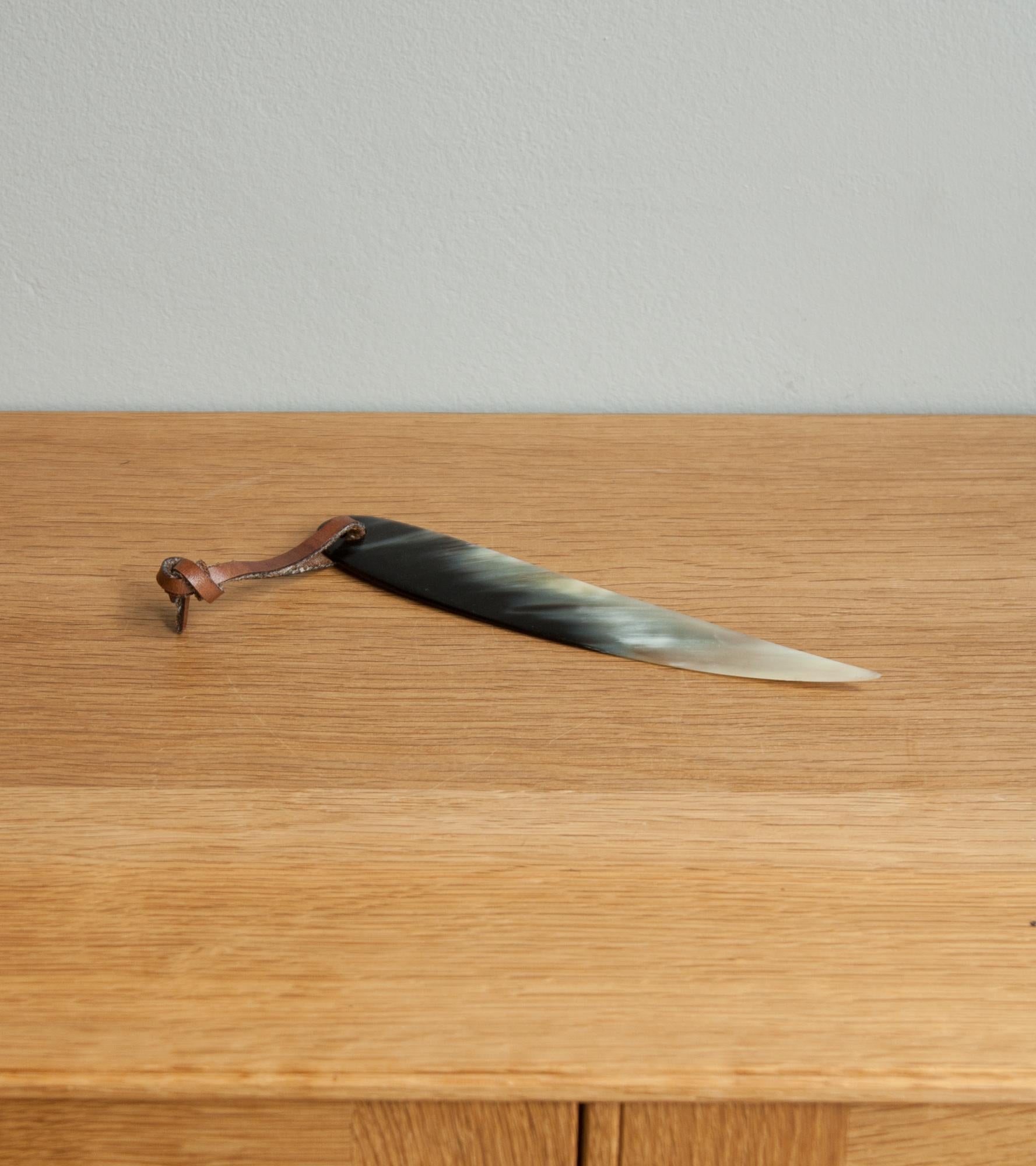 Modern Carl Auböck Horn Letter Opener #1