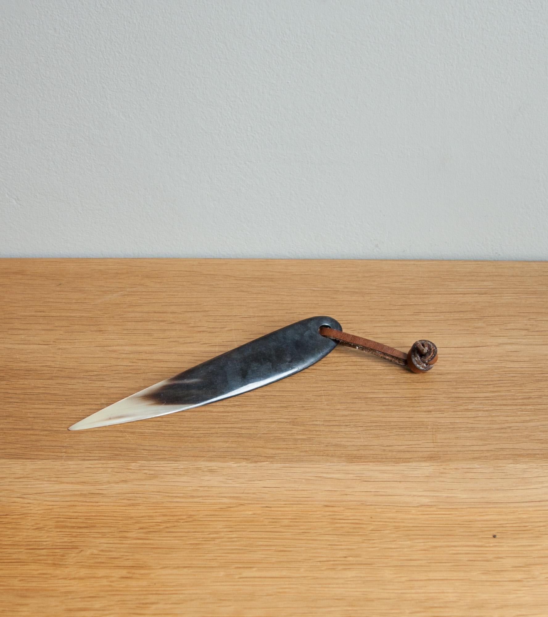 Mid-20th Century Carl Auböck Horn Letter Opener #1