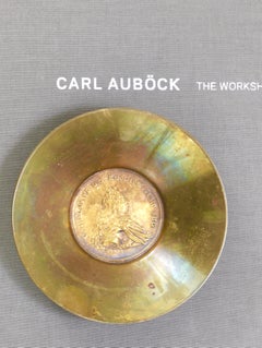 Carl Auböck II  Plateau, bol et Vide-Poche en laiton, pièce de monnaie Maria Theresia, Autriche, 1950