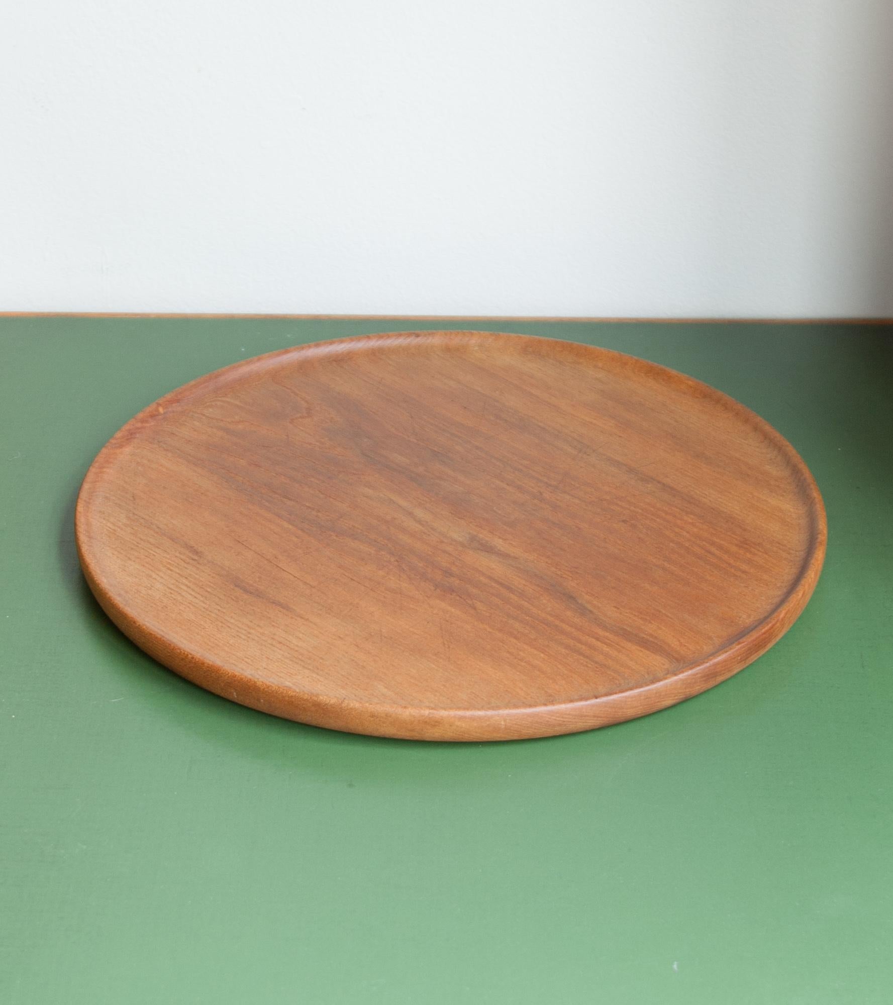 Mid-Century Modern Carl Auböck II Circular Rimmed Tray