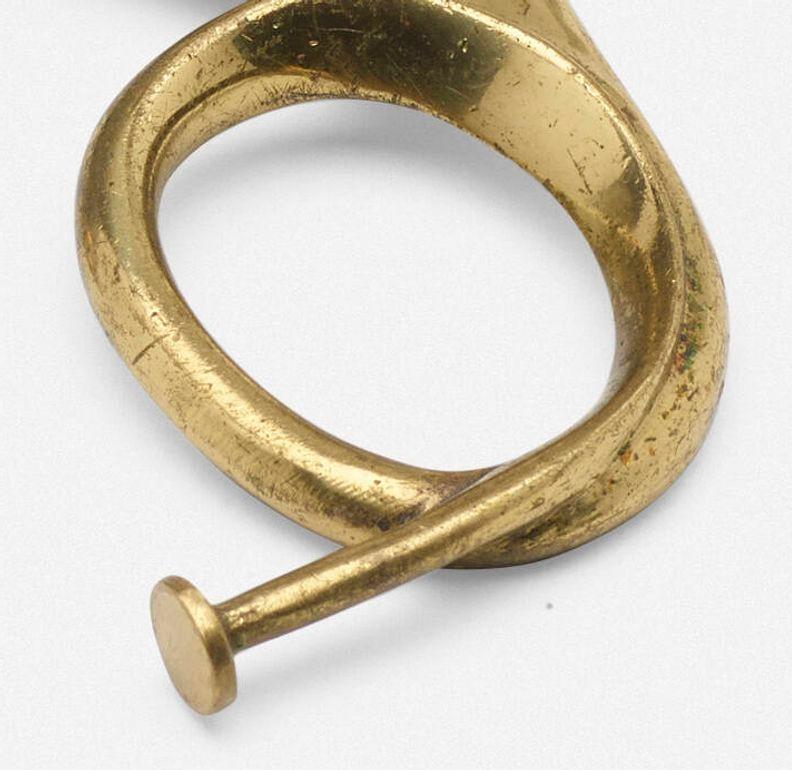 Austrian Carl Auböck II French Horn Bottled Opener, 1950 For Sale