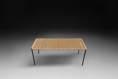 Carl Auböck II. Large Rattan Coffee Table