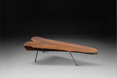 Carl Auböck II. Large Tree Trunk Coffee Table, Austria 1950s