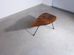 Carl Auböck II Original Large Walnut Tree Trunk Table No. 24 Austria, 1955