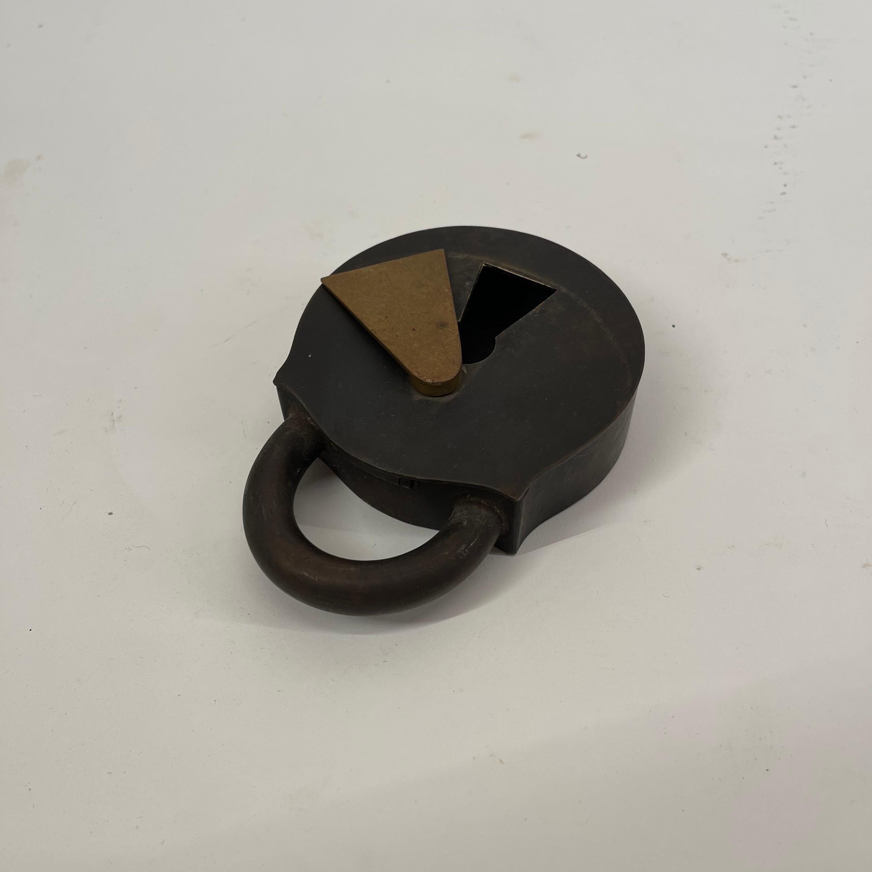 Blackened Carl Auböck II, Rare Mid-Century Modern Ashtray Paperweight Object For Sale