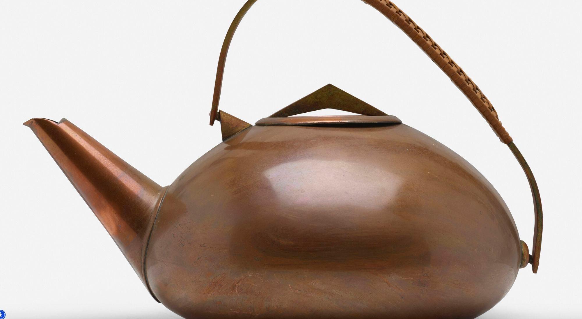 Mid-Century Modern Théière Carl Auböck II, modèle 3879 Autriche années 1950 en vente