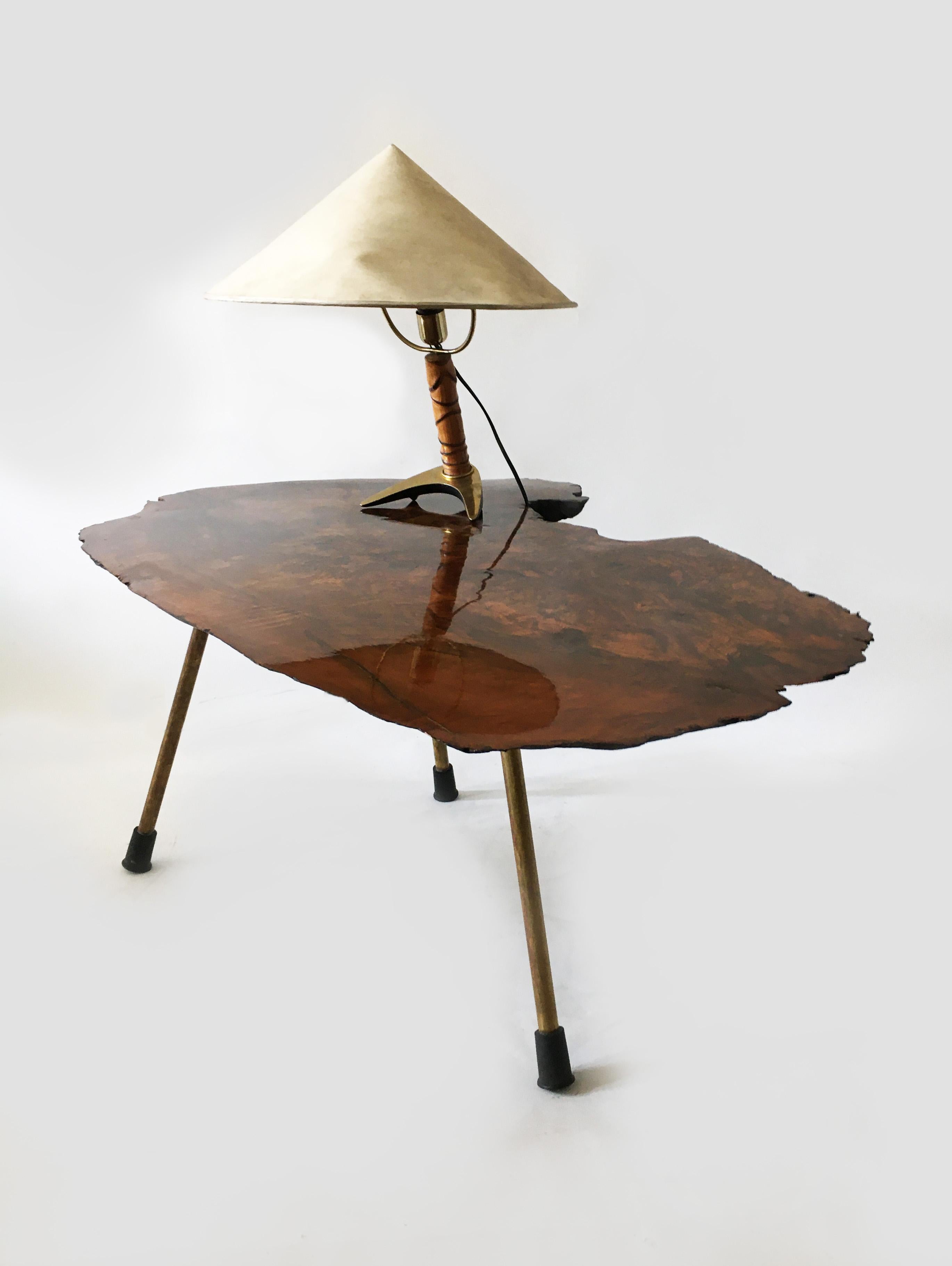 Carl Auböck II Vintage Hufeisen Tischlampe, Österreich, 1950er Jahre 4