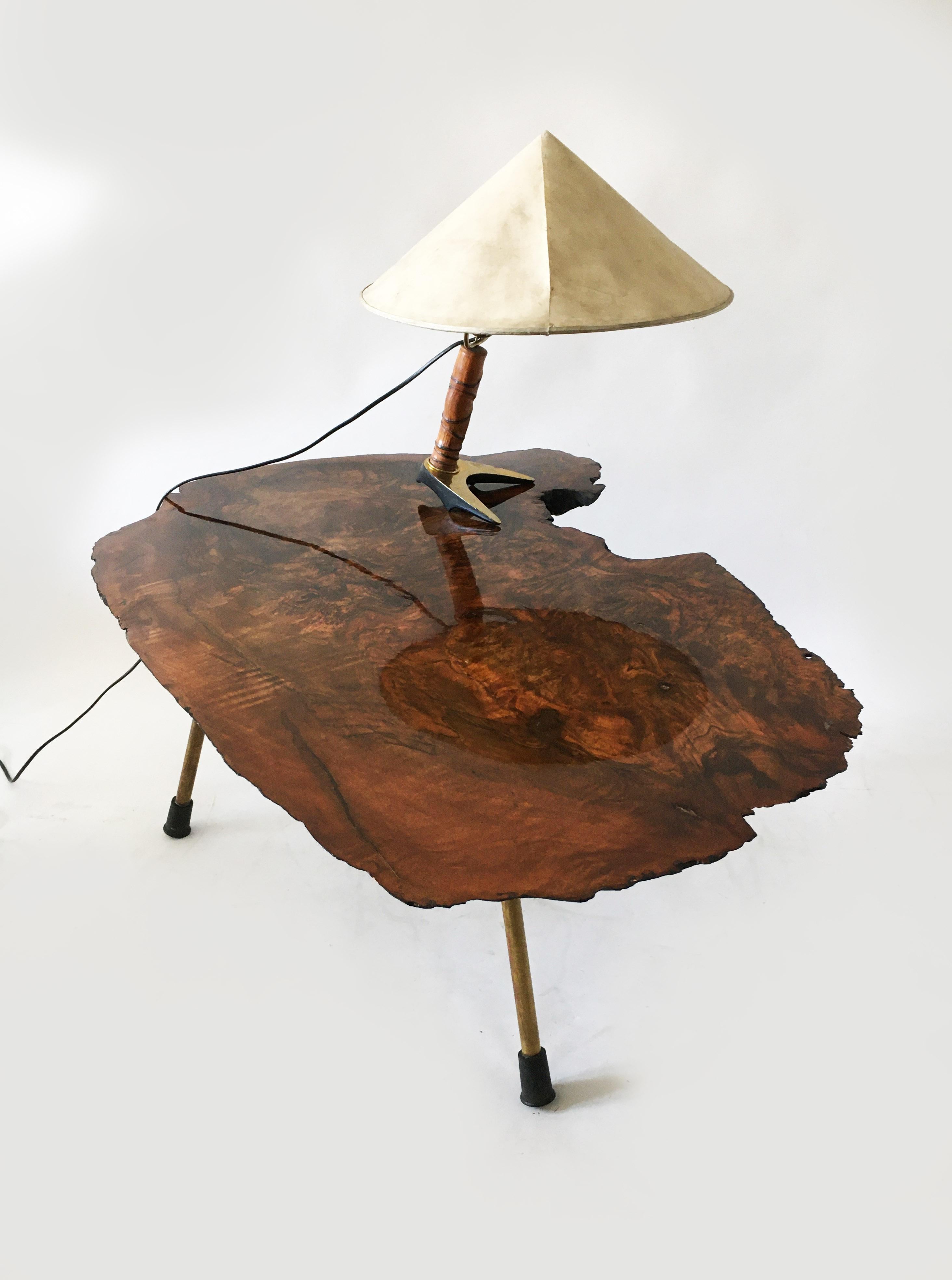 Carl Auböck II Vintage Hufeisen Tischlampe, Österreich, 1950er Jahre 5