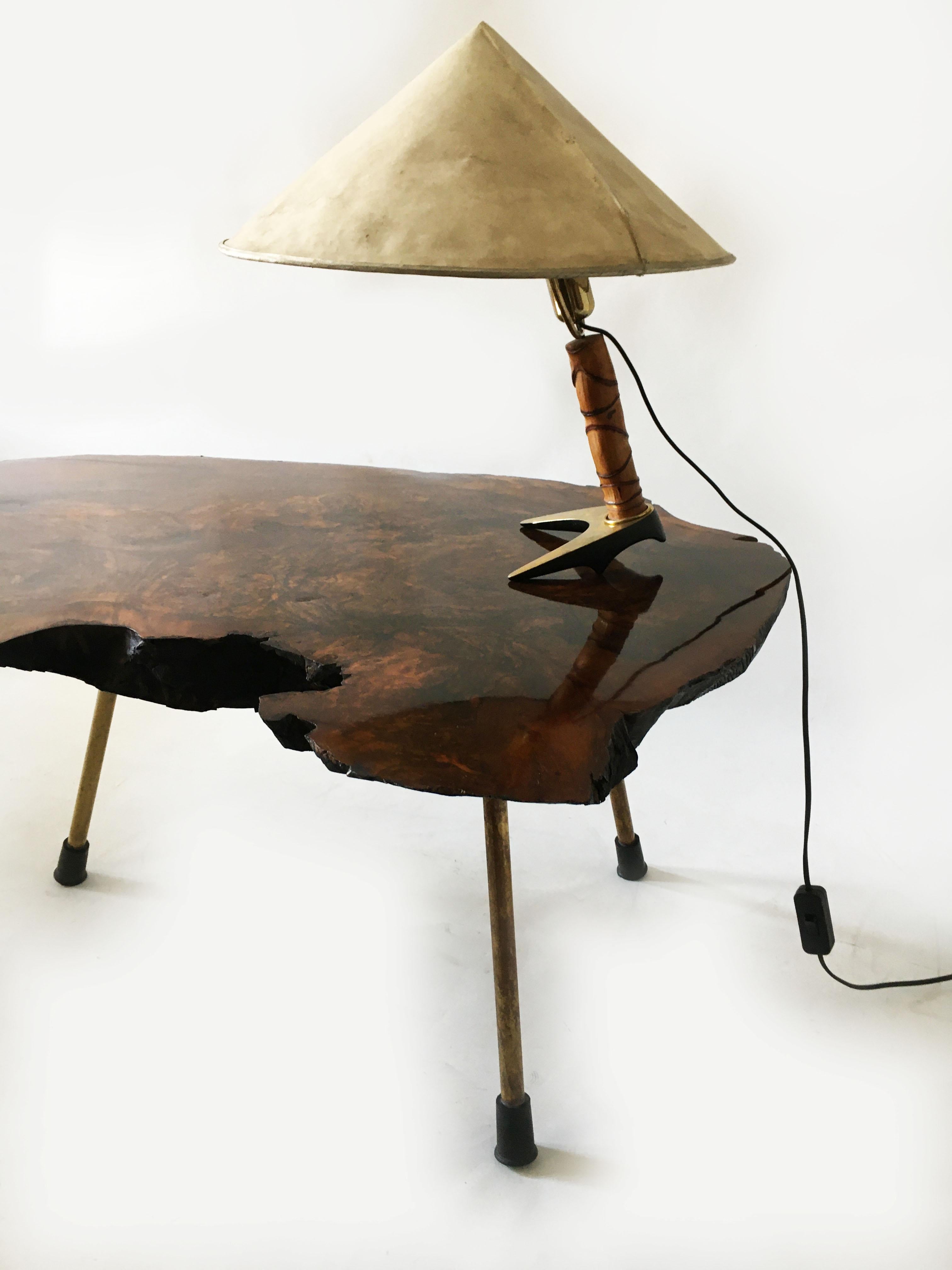 Carl Auböck II Vintage Hufeisen Tischlampe, Österreich, 1950er Jahre 6