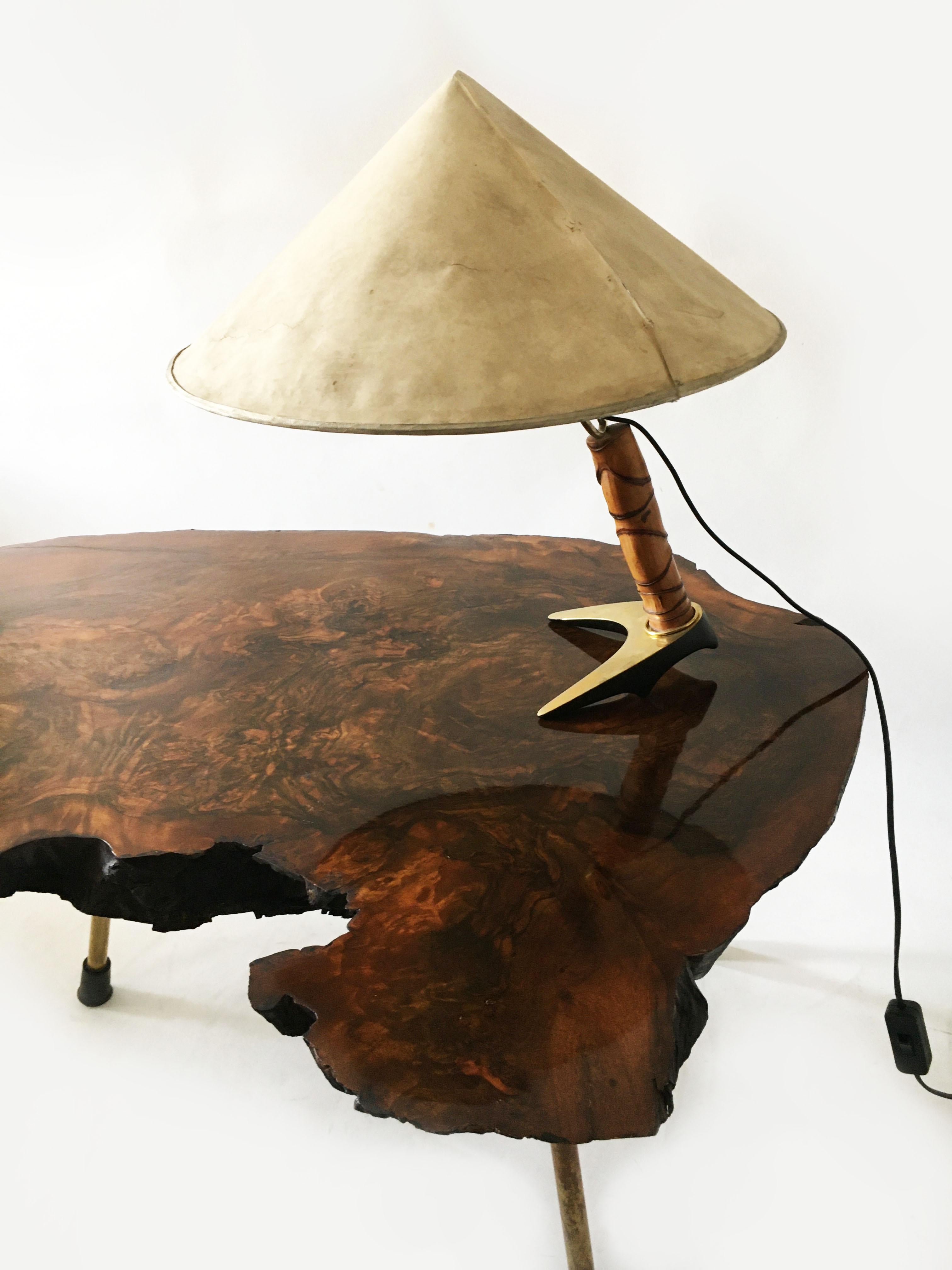 Carl Auböck II Vintage Hufeisen Tischlampe, Österreich, 1950er Jahre 7