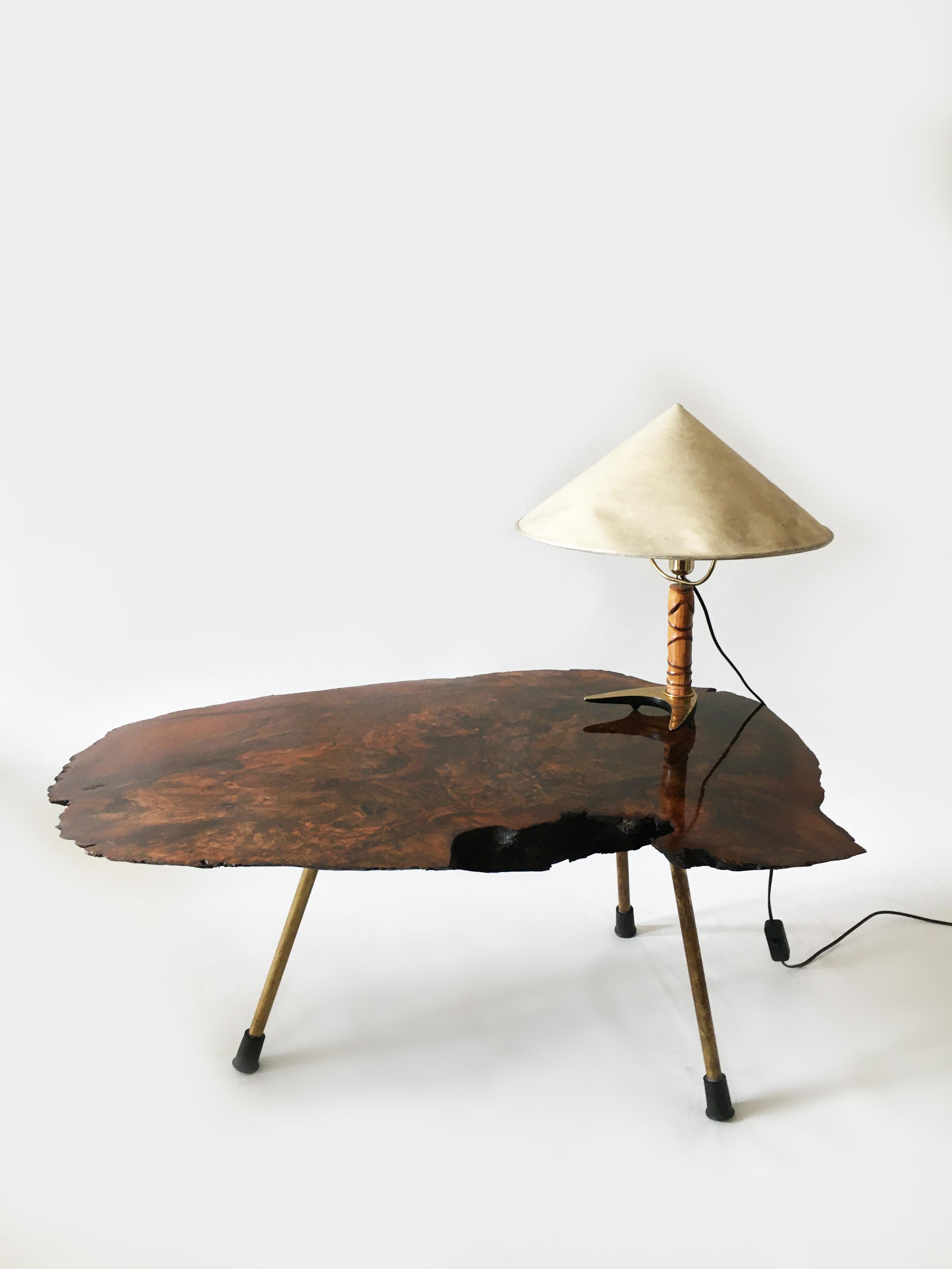 Carl Auböck II Vintage Hufeisen Tischlampe, Österreich, 1950er Jahre 9