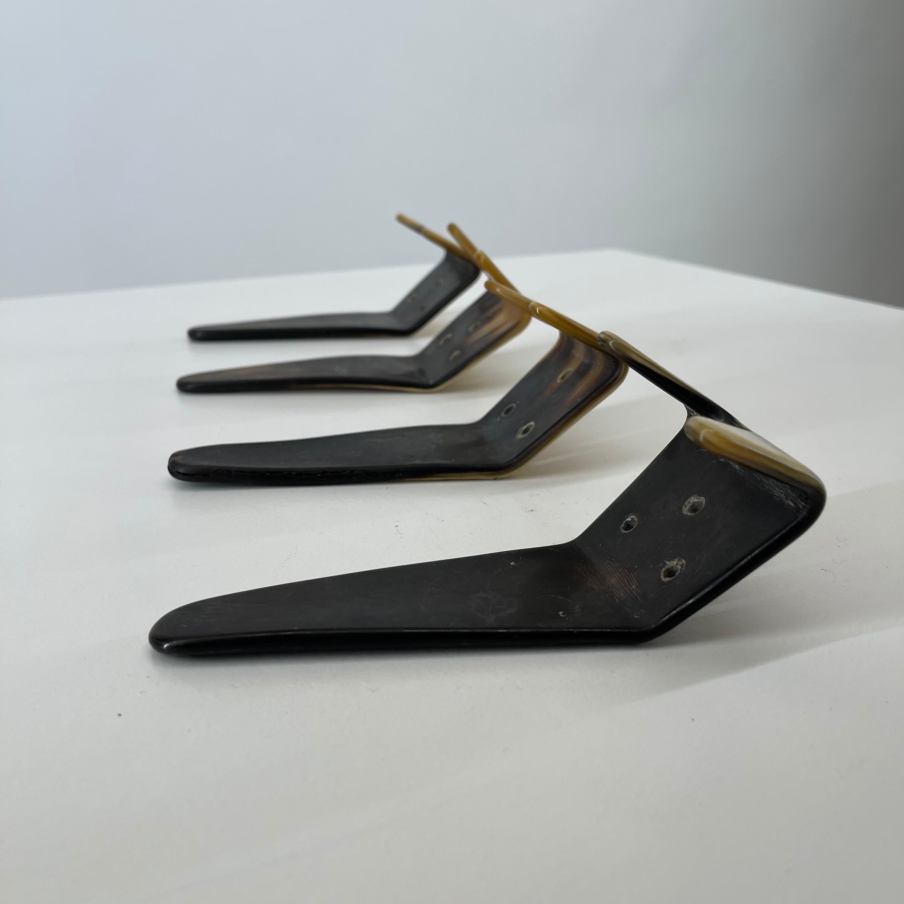 Carl Auböck II. Wall Hooks 4 Pieces Available, Austria, 1950s In Good Condition For Sale In Vienna, AT