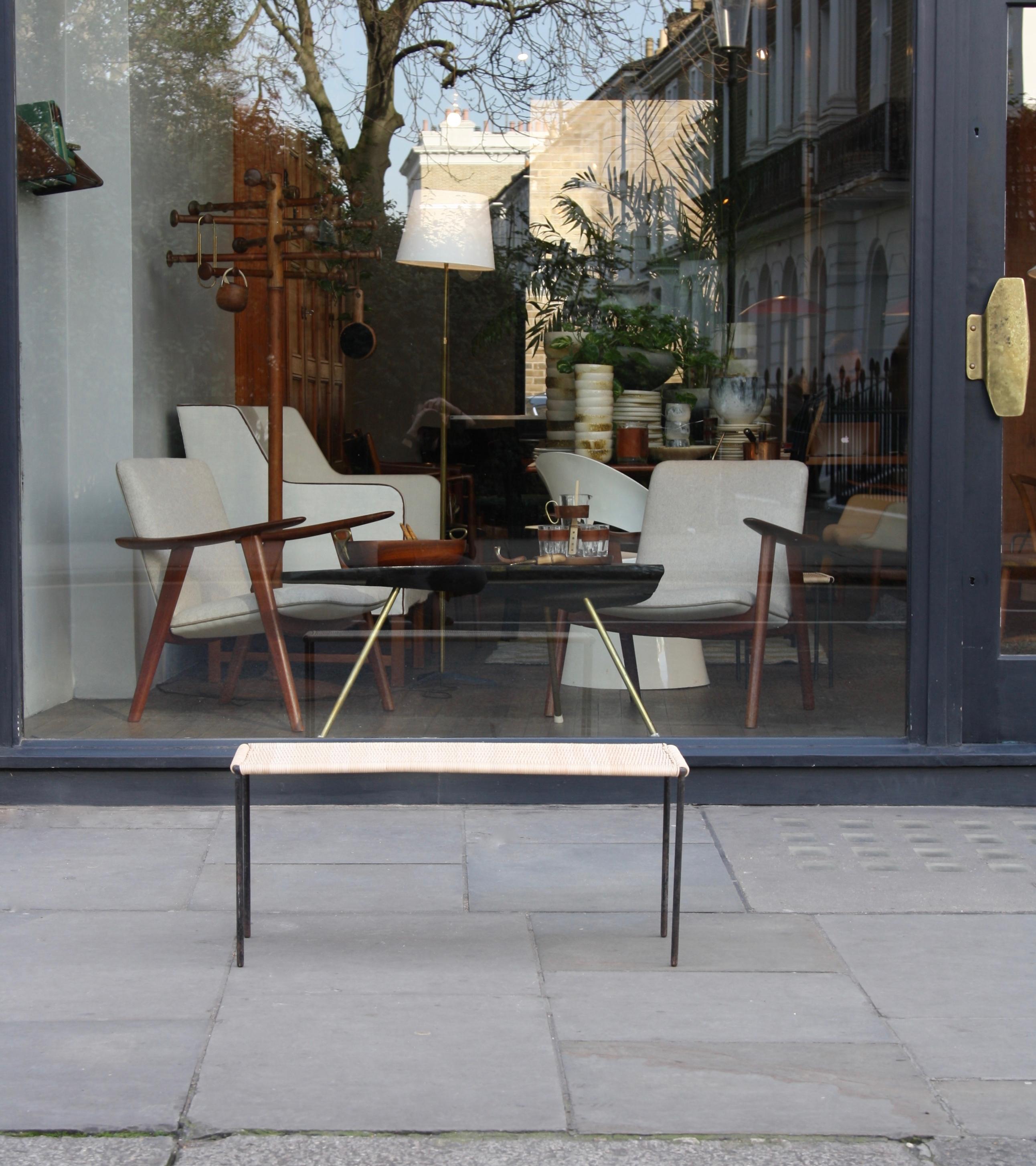 Carl Auböck II Woven Wicker Long Rectangular Table, circa 1950 For Sale 3