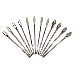 Carl Auböck III: 12-piece “Buffet Cutlery” set, from Ostovic’s “Culinar” series