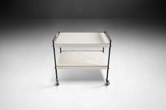 Carl Auböck III. Barwagen Servierwagen, Österreich 1960er Jahre