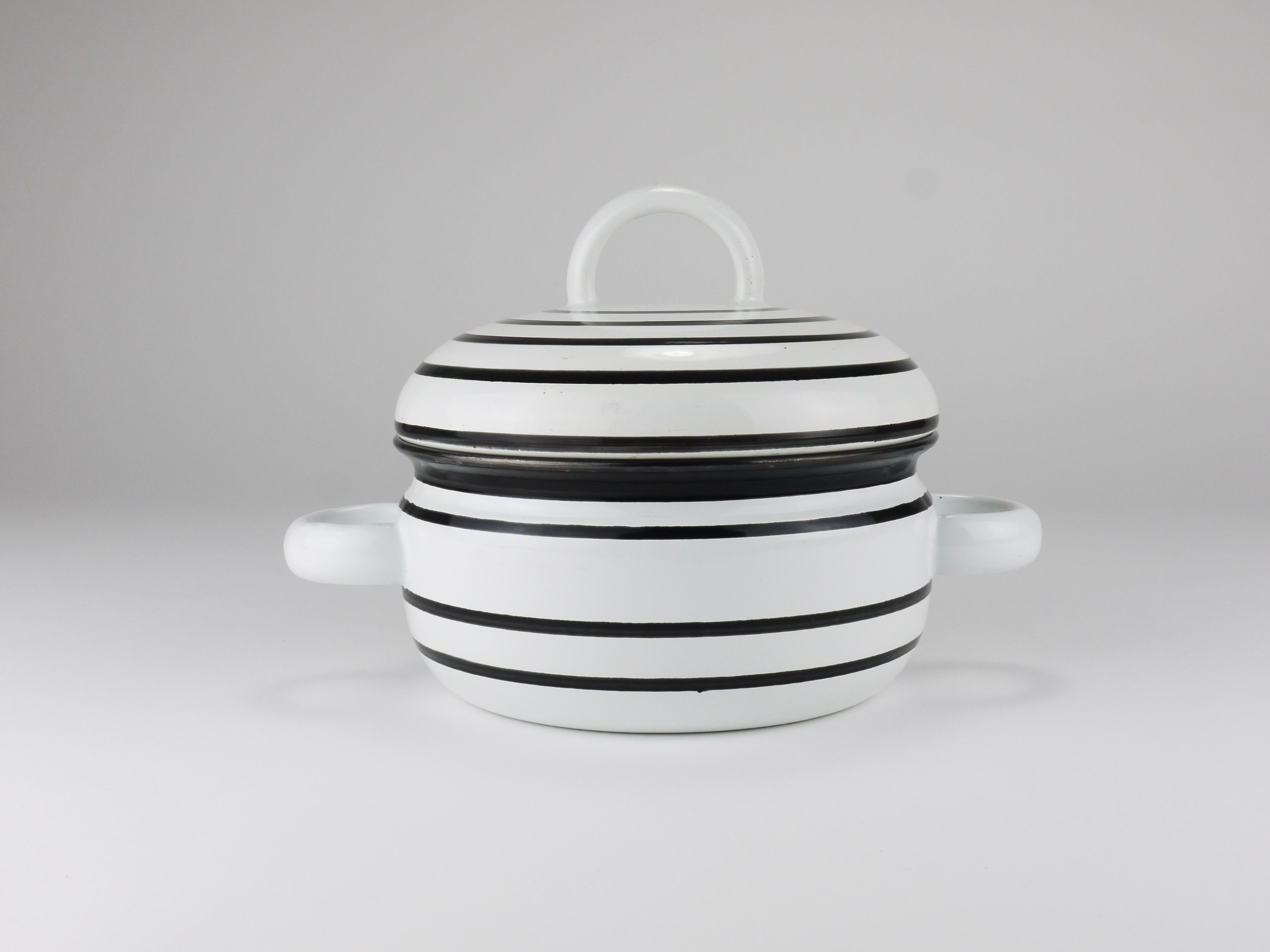 Carl Aubock III Emaillierter Topf 