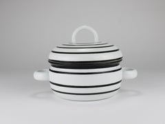 Carl Aubock III Olla esmaltada "CULINAR" con tapa, Ostovics Viena, Austria, años 70