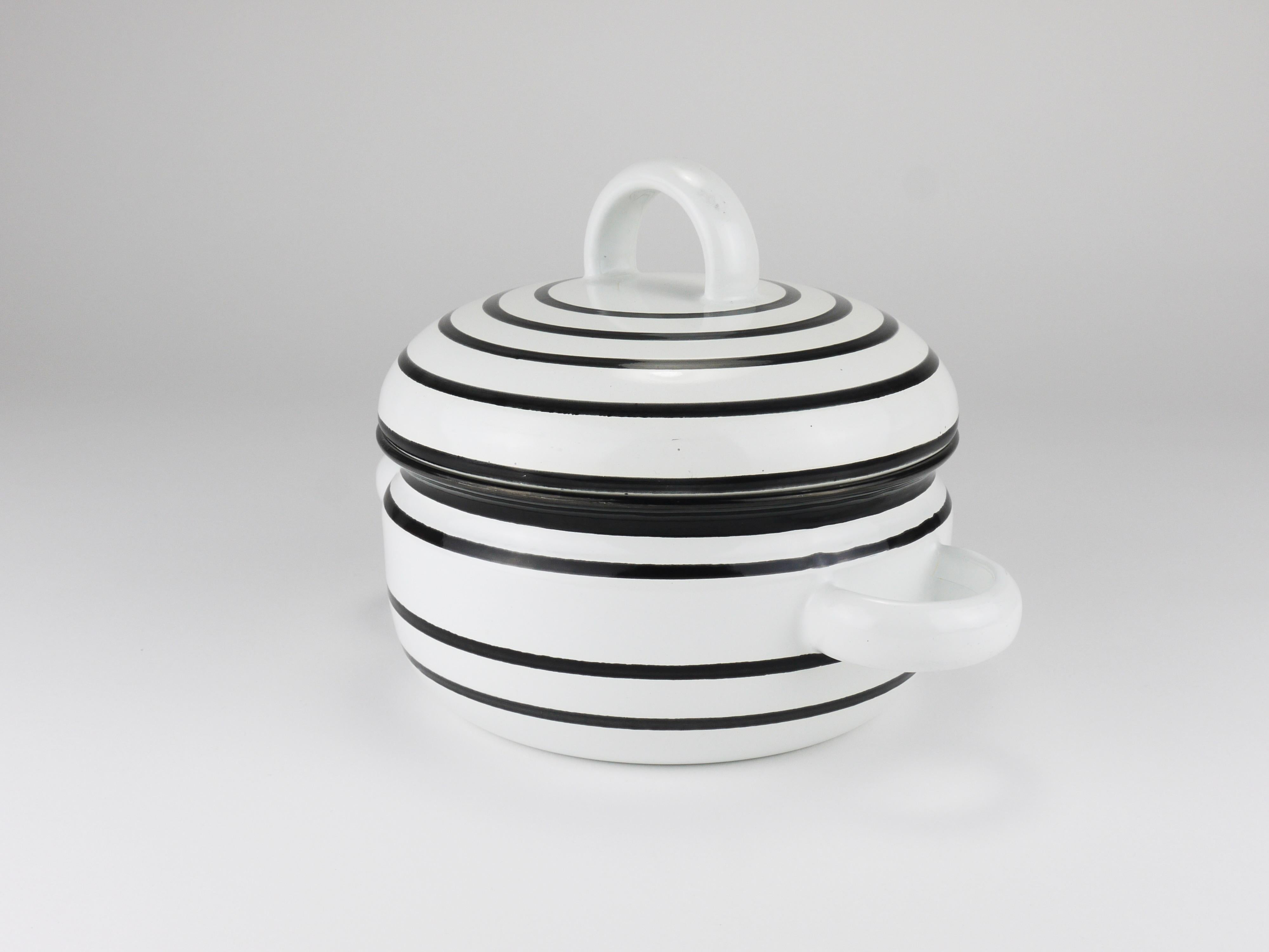 Carl Aubock III Emaillierter Topf 