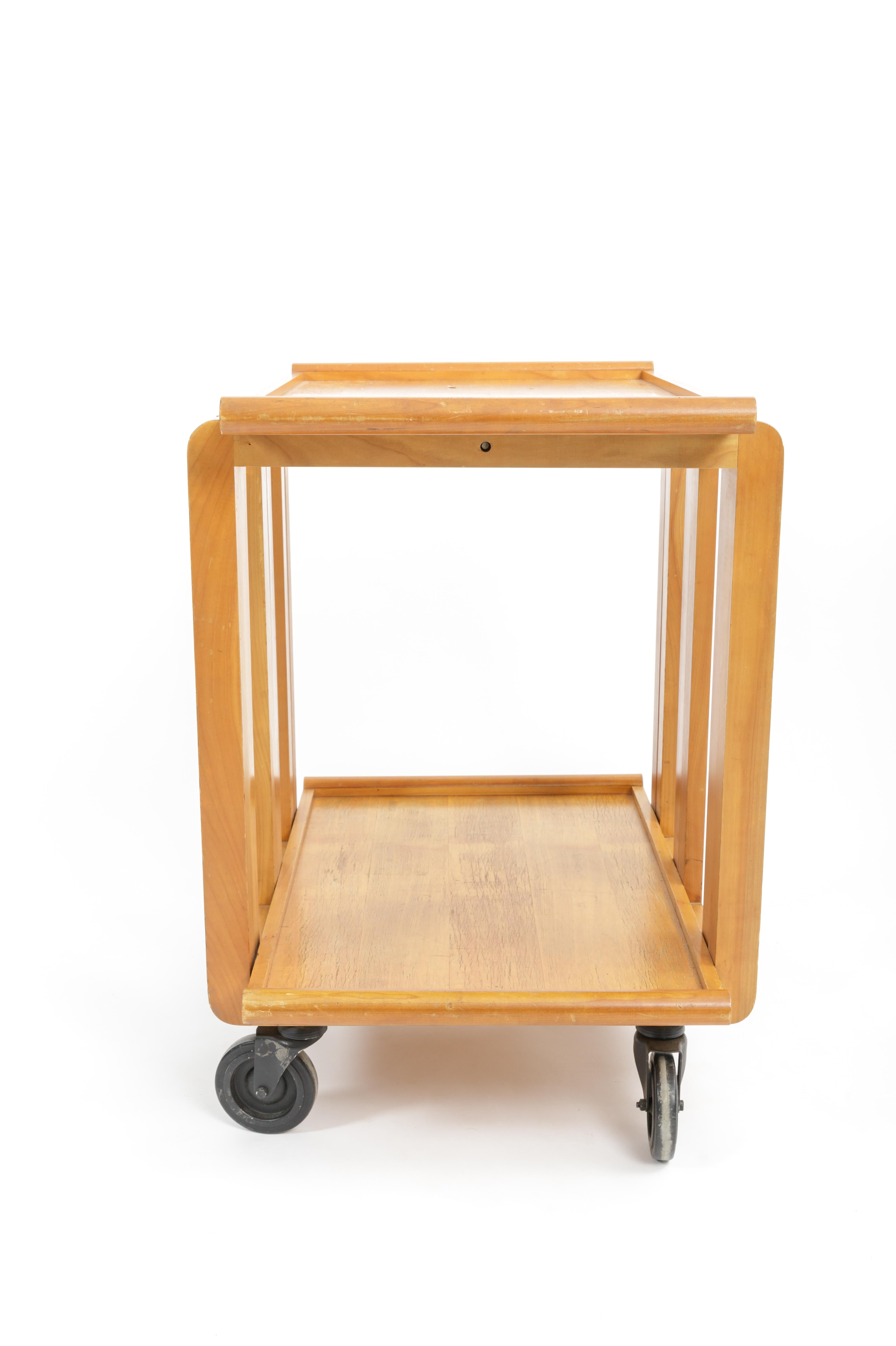 Austrian Carl Auböck III Folding Tea Trolley