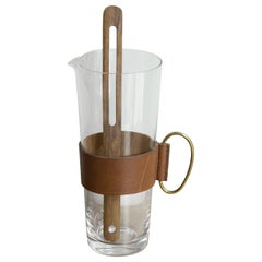 Carl Auböck Large Pitcher with Walnut Stirrer