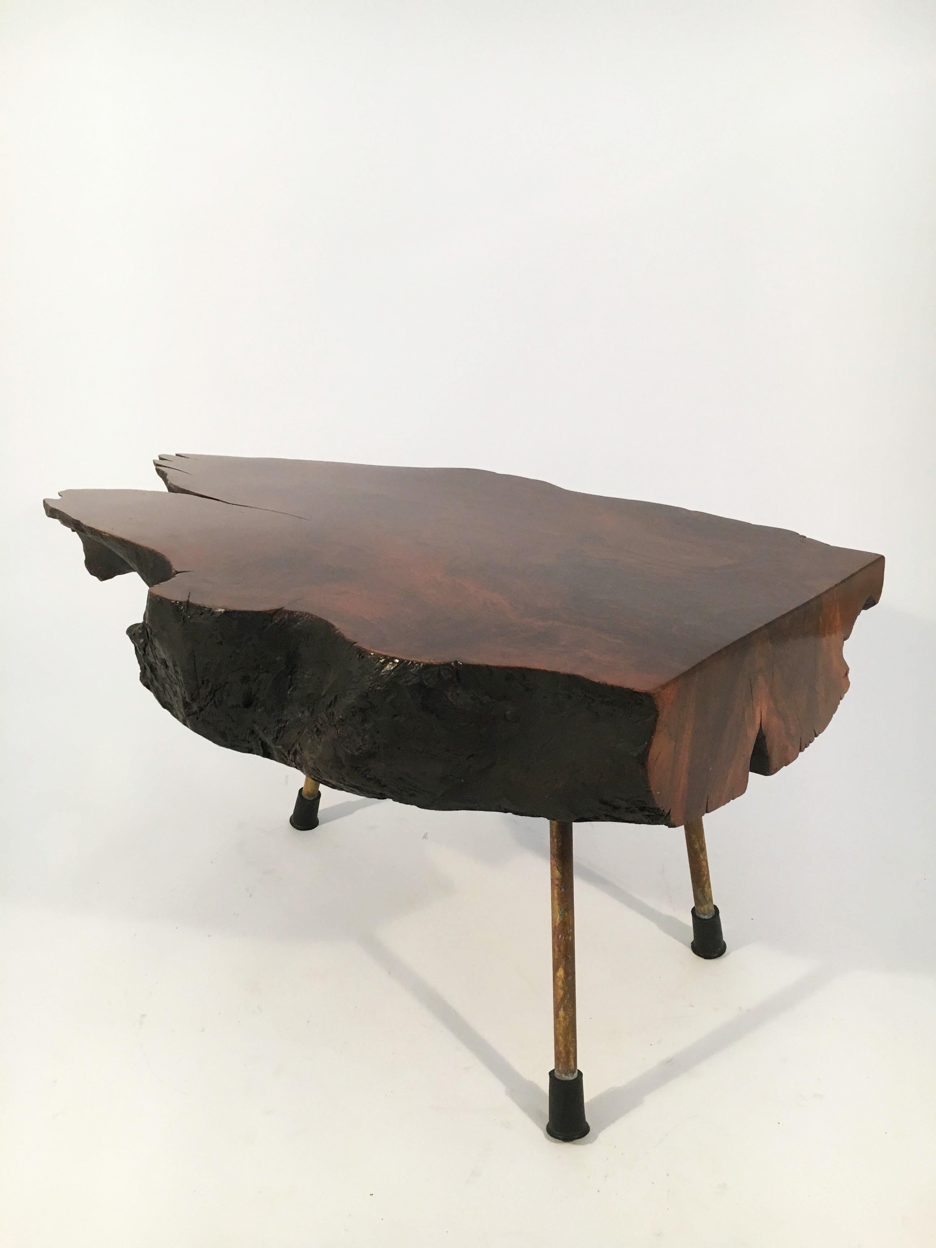 Carl Auböck Large Walnut Tree Trunk Table, Austria, 1950s im Angebot 5