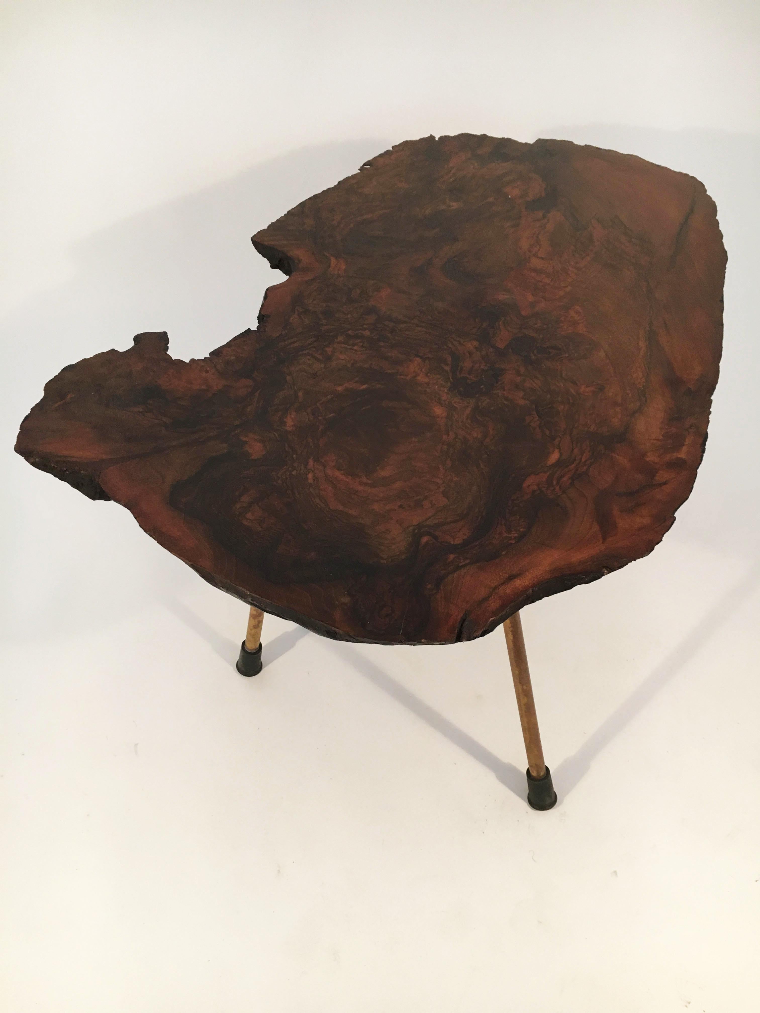 Carl Auböck Original Large Walnut Tree Trunk Table 'Model No. 1' Austria 1950s 3