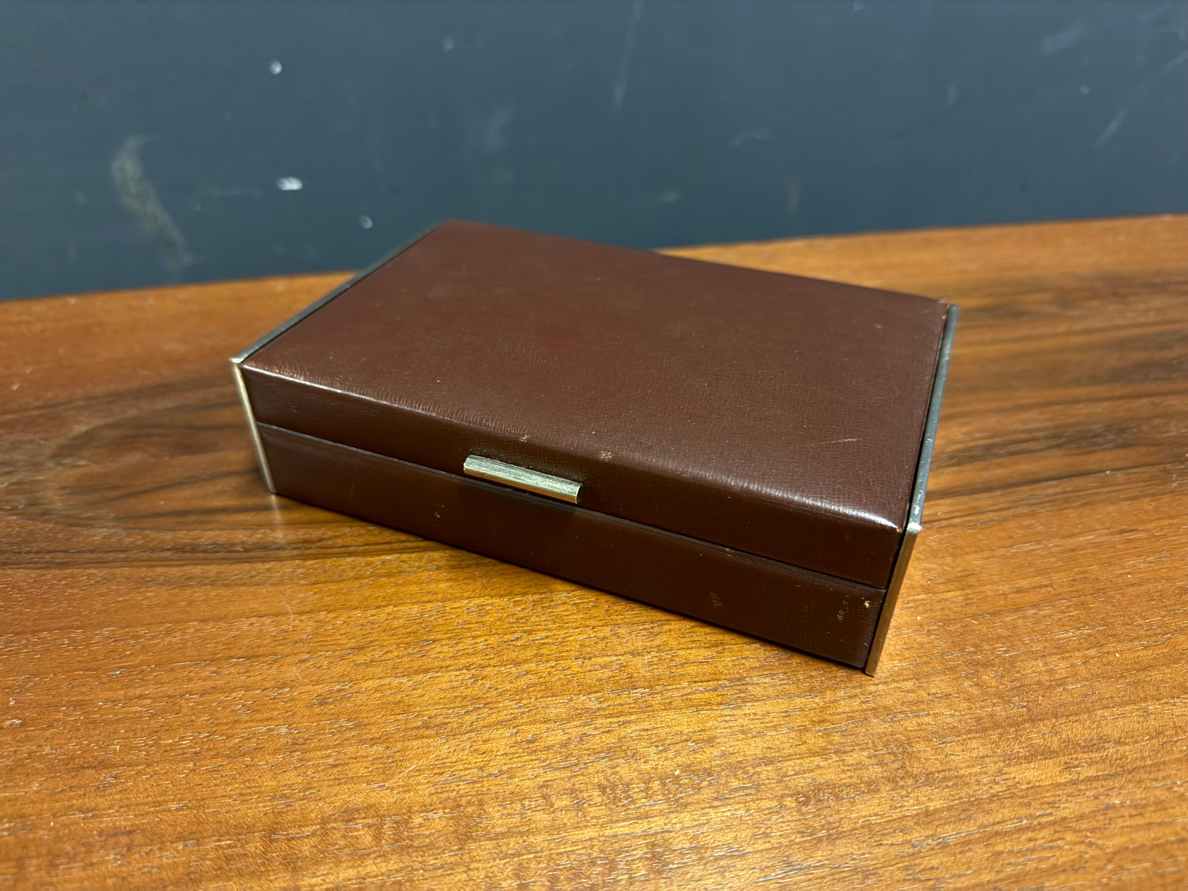 rare box by carl auböck. signed inside with persil.