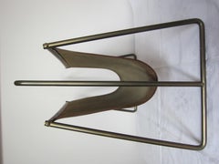Carl Auböck Leather Newspaper Rack