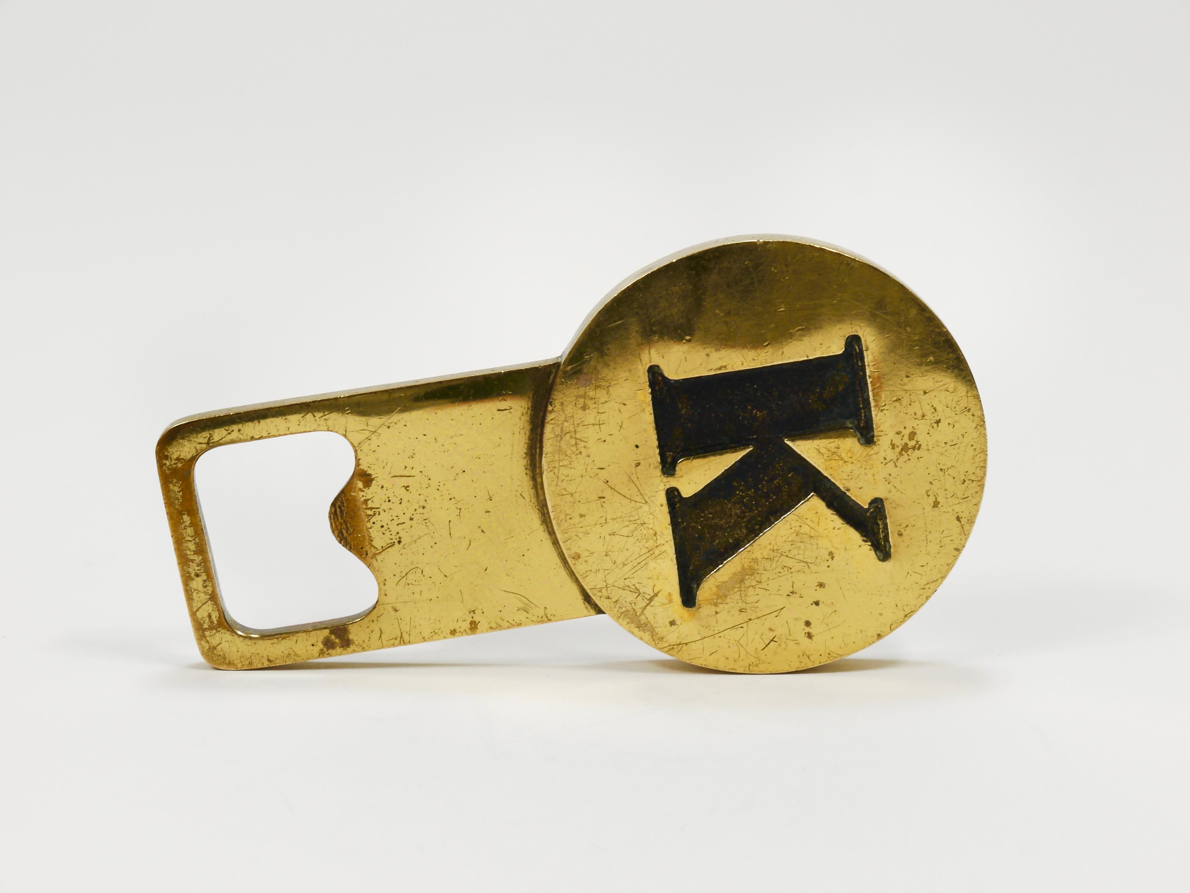 Polished Carl Auböck Letter „K