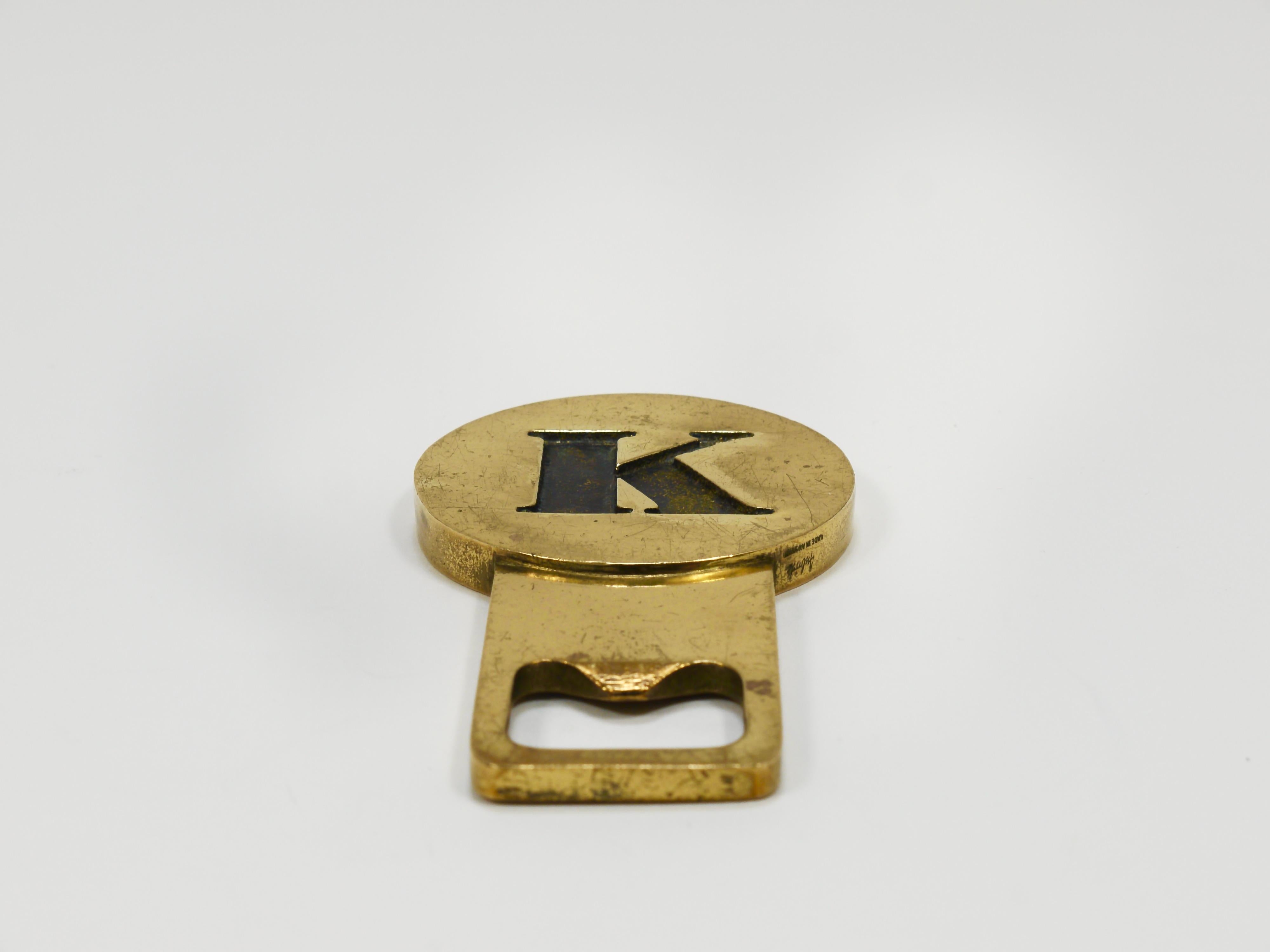 Carl Auböck Letter „K