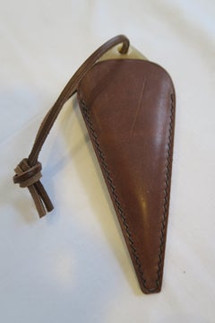 Carl Auböck Ouvre-lettres Loupe Couverture en cuir, Mo. 4998, Autriche 1959