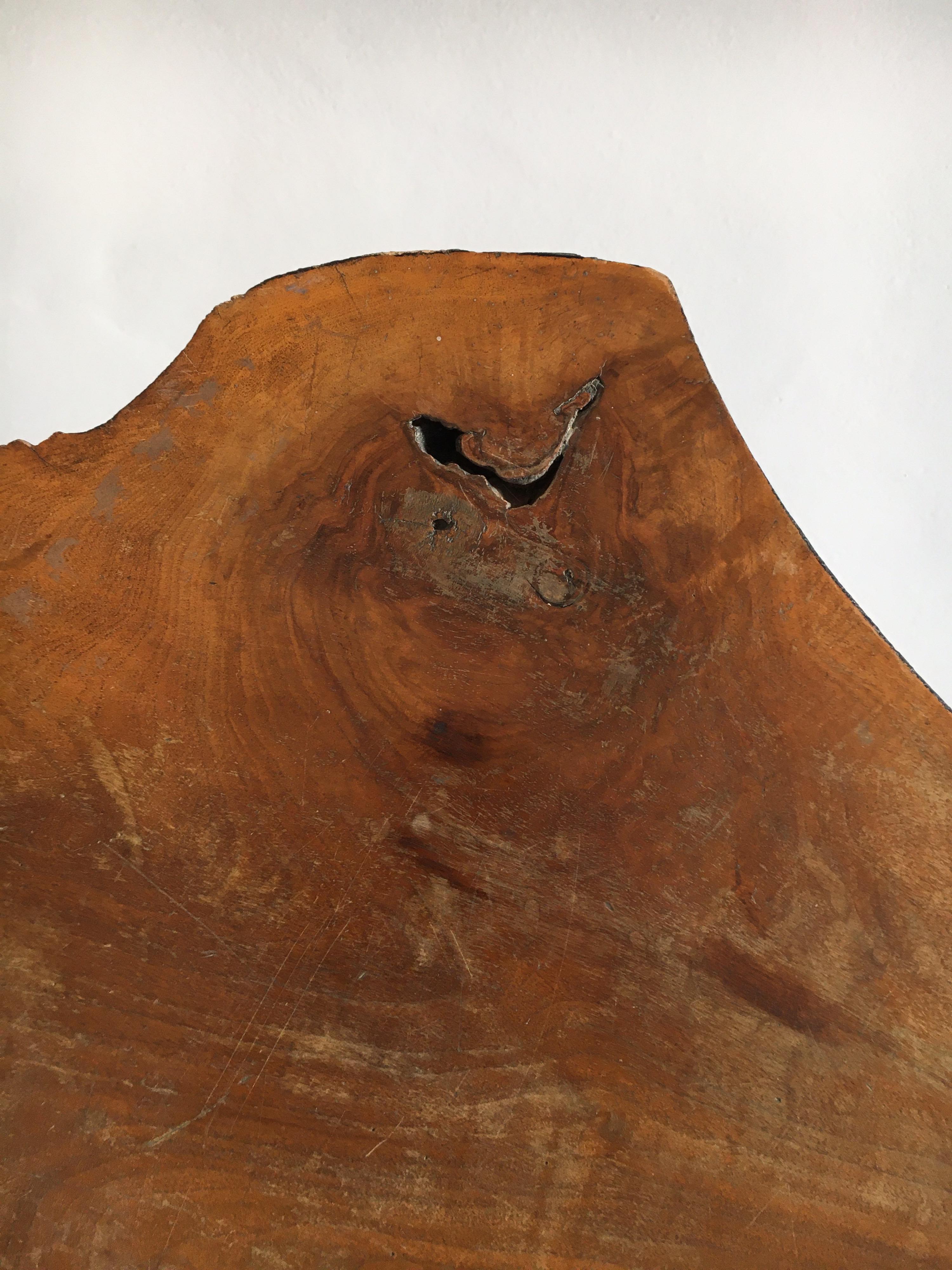 Carl Auböck Live Edge Tree Trunk Table, Austria, 1950s 7