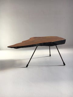 Carl Auböck Live Edge Tree Trunk Table, Austria, 1950s