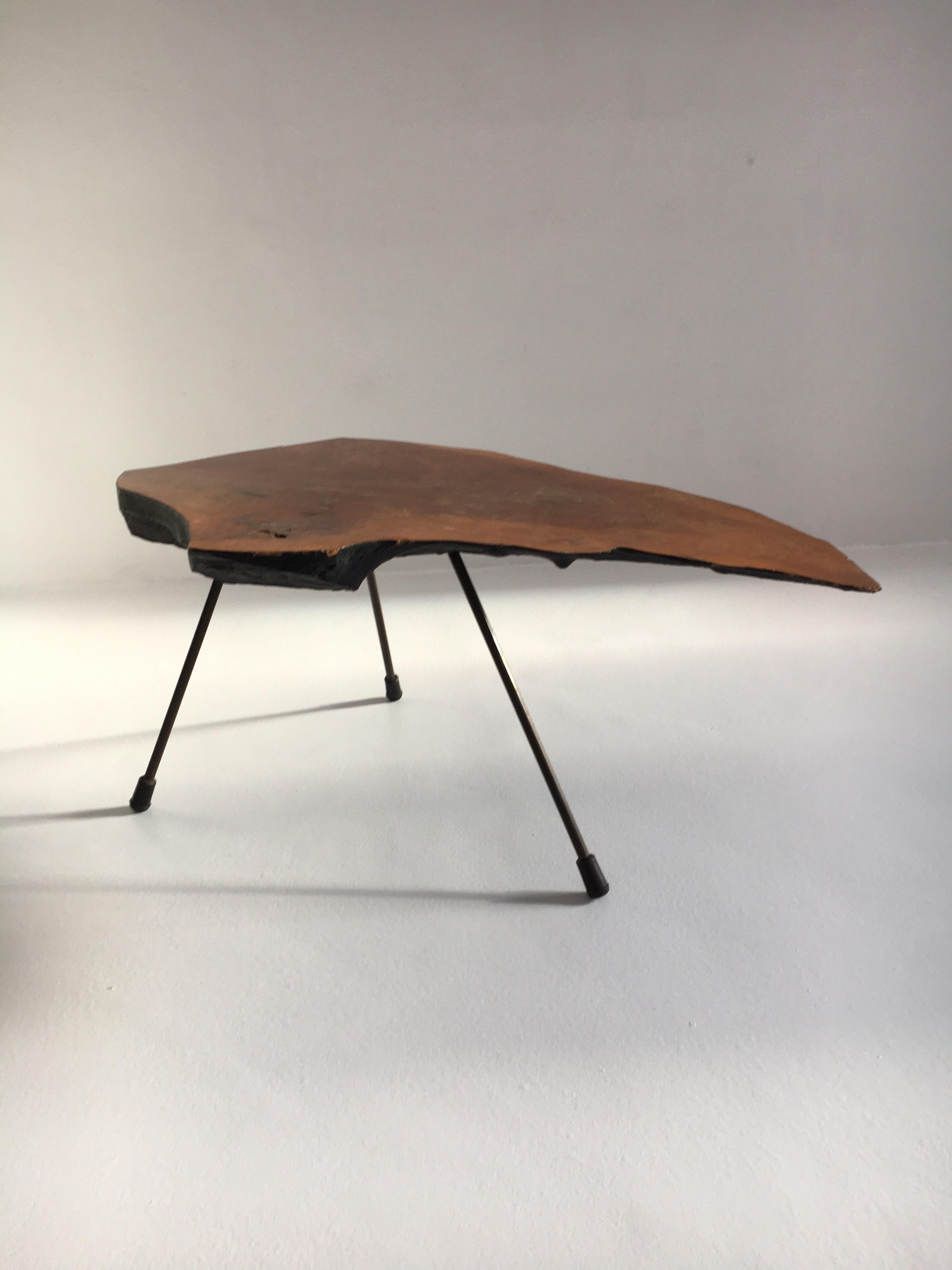 Carl Auböck Live Edge Tree Trunk Table, Austria, 1950s 1