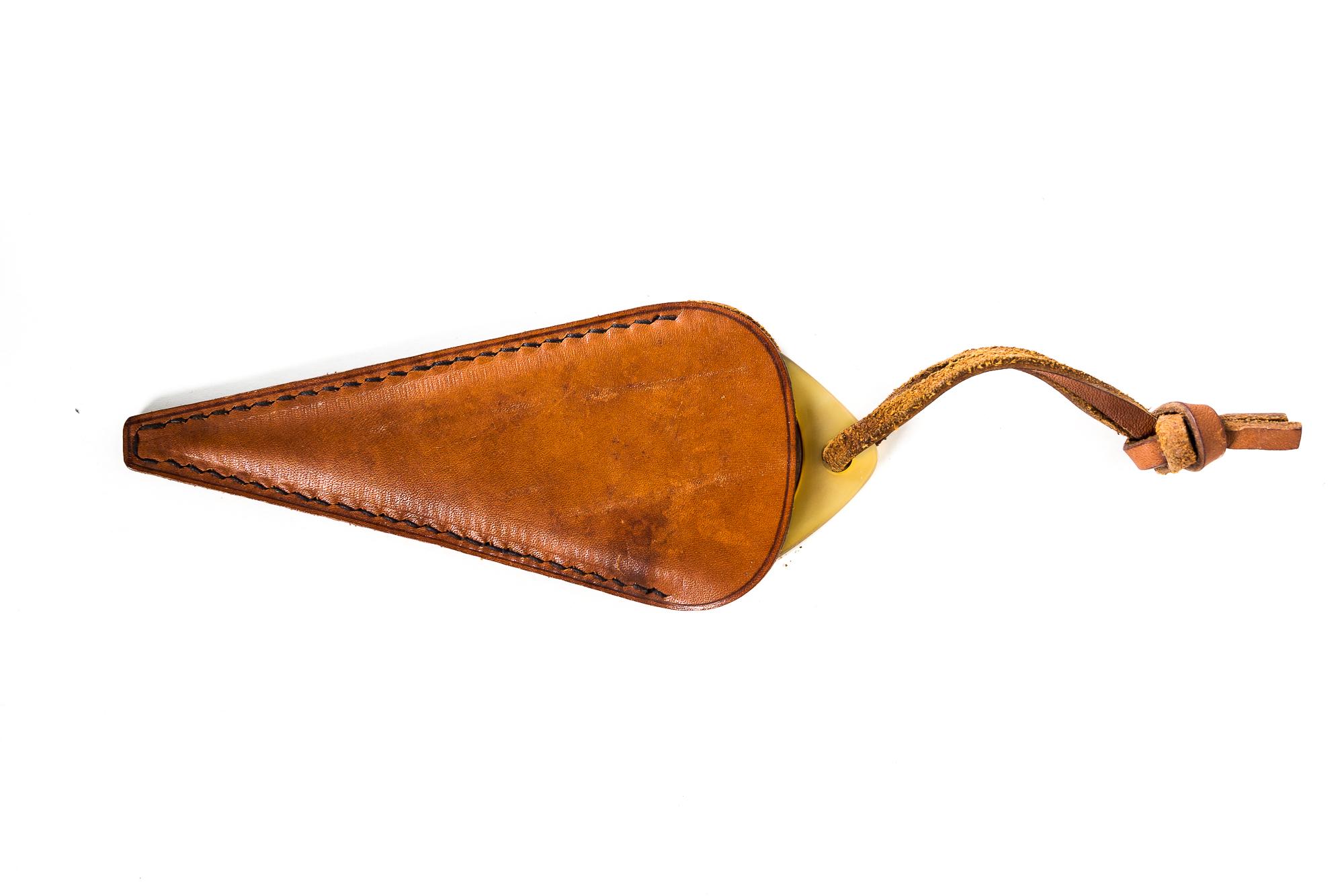 Austrian Carl Auböck Magnifying Glass with Leather Cover, Model 4998, Austria, 1959