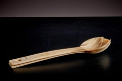 Pair of handcrafted horn Salad Servers by Werkstätte Carl Auböck Austria, 1960s