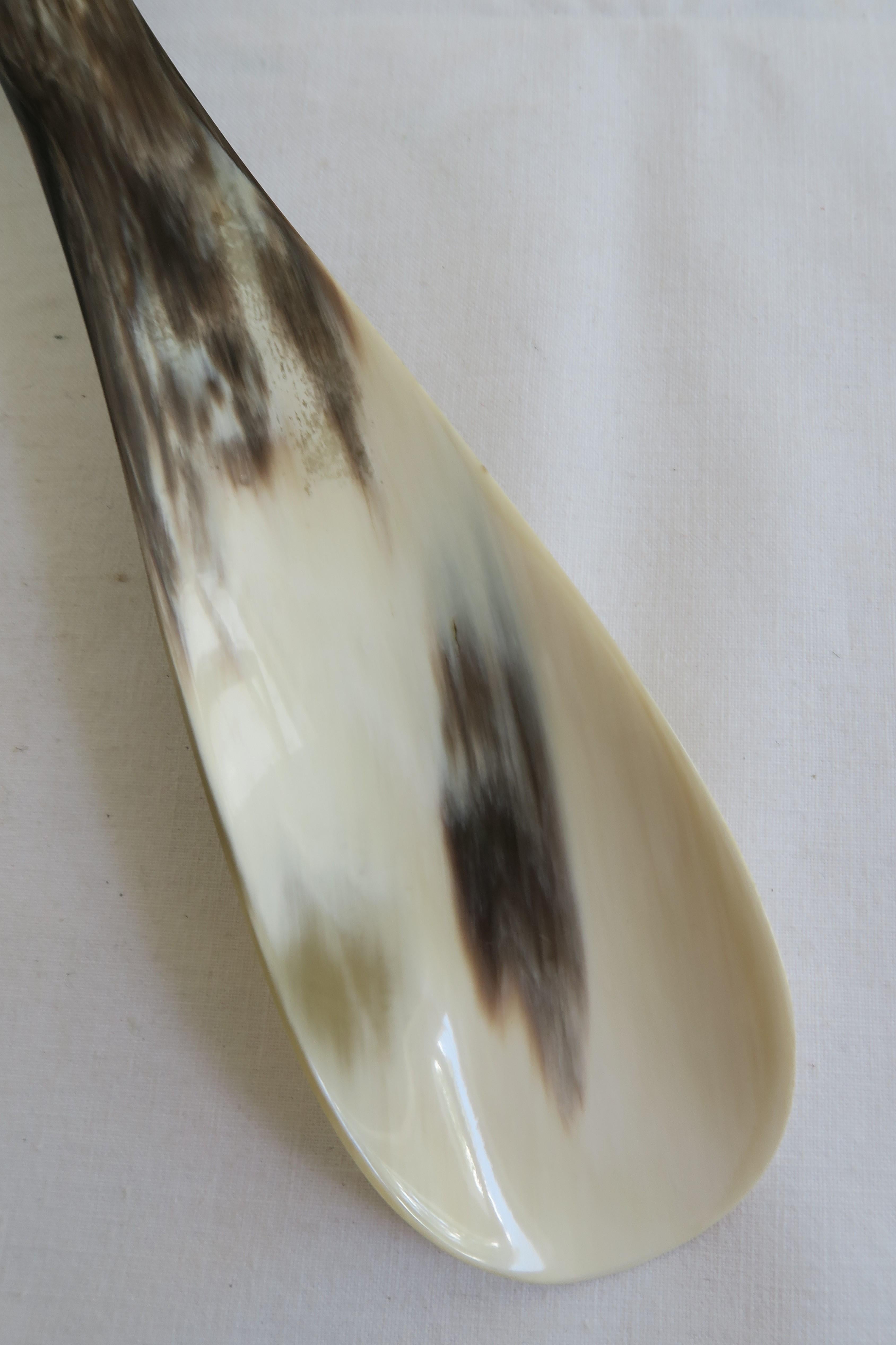 Hand-Carved Carl Auböck Mid-Century Shoehorn Made from Horn For Sale
