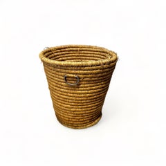 Carl Auböck Mid-Century Woven Paper Basket, Austria, 1950s