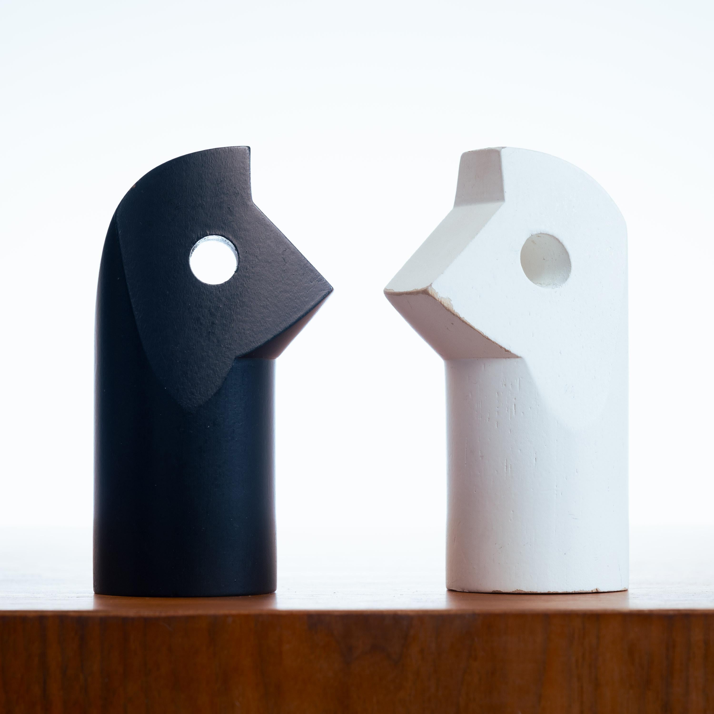 Carl Auböck minimalist wooden chess set for Werkstätte Auböck, Vienna 1960´s For Sale 2