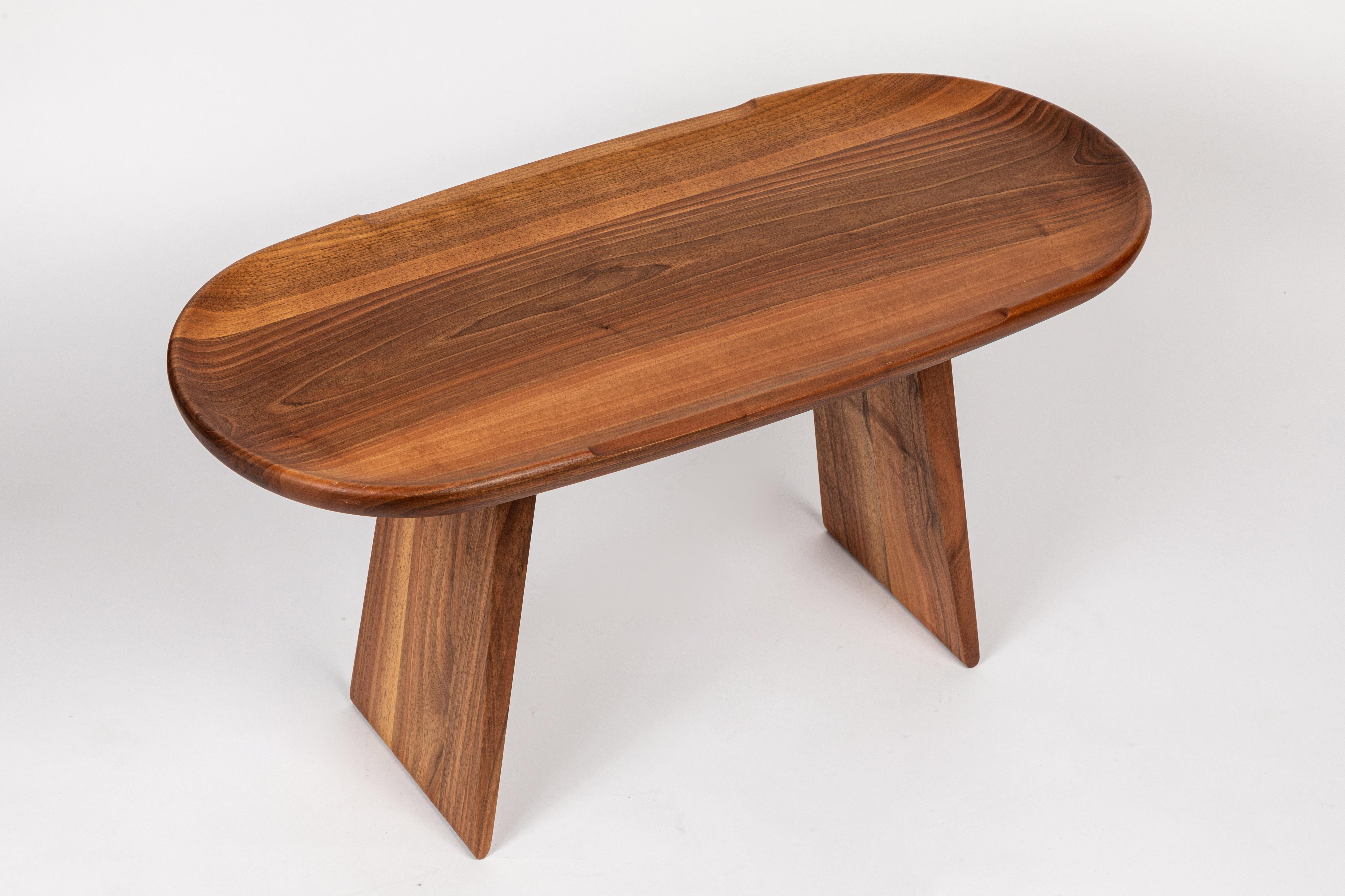 Carl Auböck Model #3511 Walnut Table In New Condition For Sale In Glendale, CA