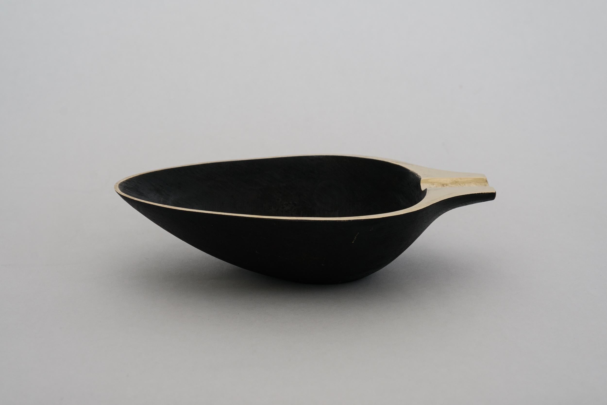 Carl Auböck Model #3548 Patinated Brass Bowl For Sale 10