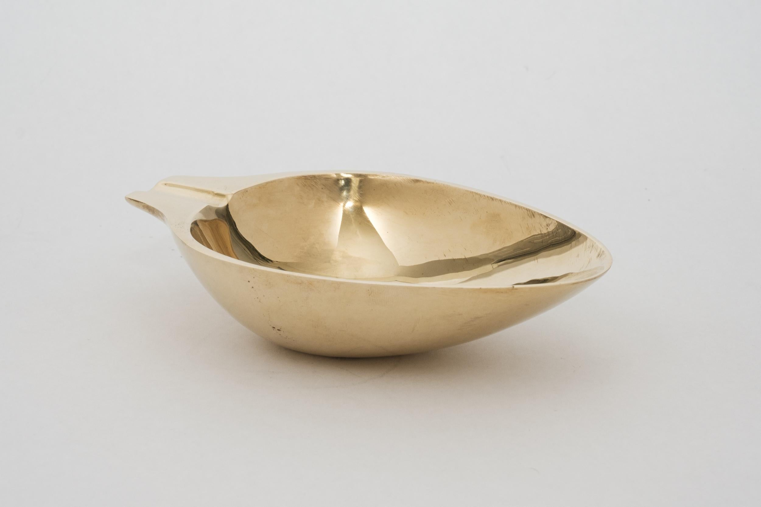 Carl Auböck Model #3548 Polished Brass Bowl For Sale 5