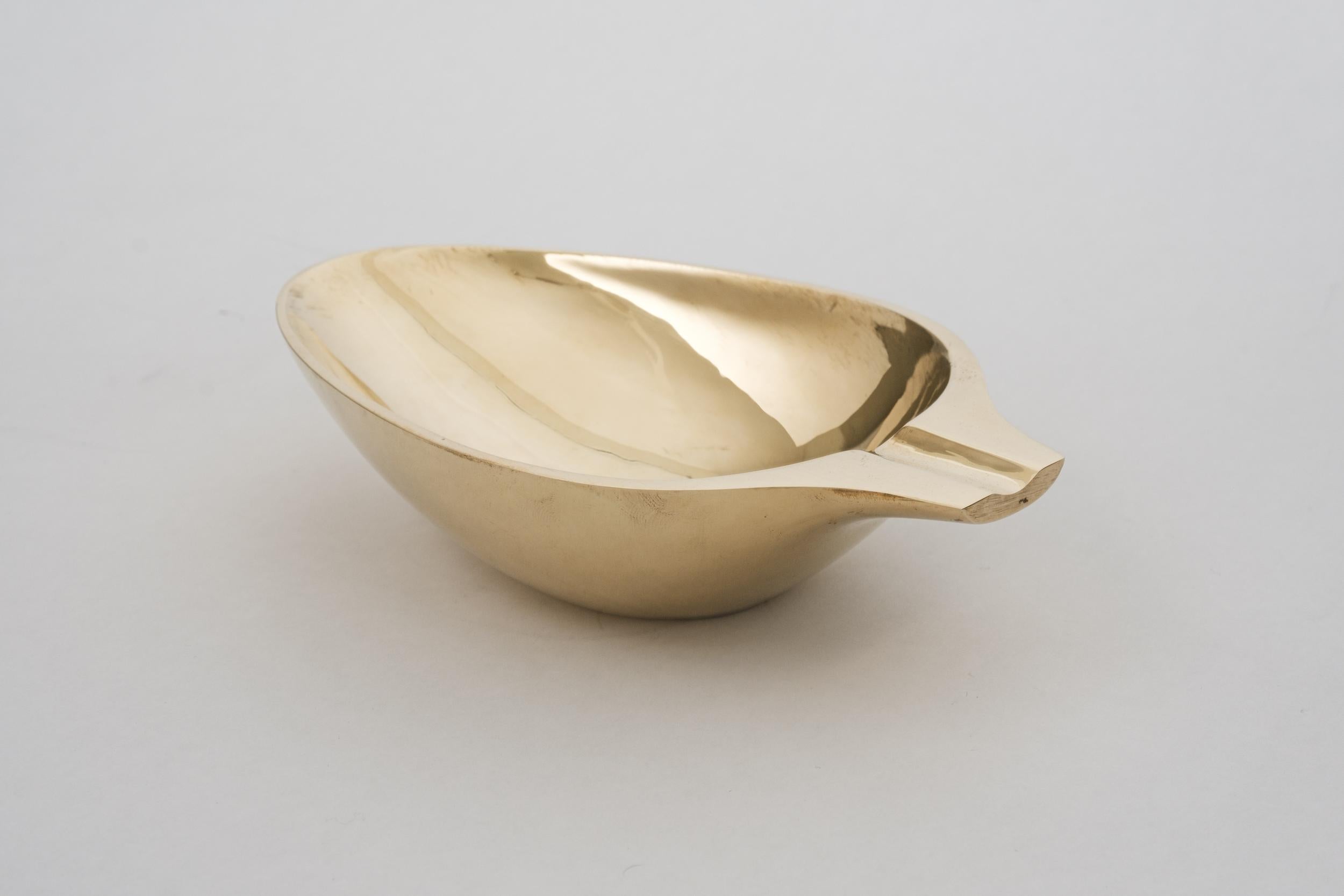 Carl Auböck Model #3548 Polished Brass Bowl For Sale 1