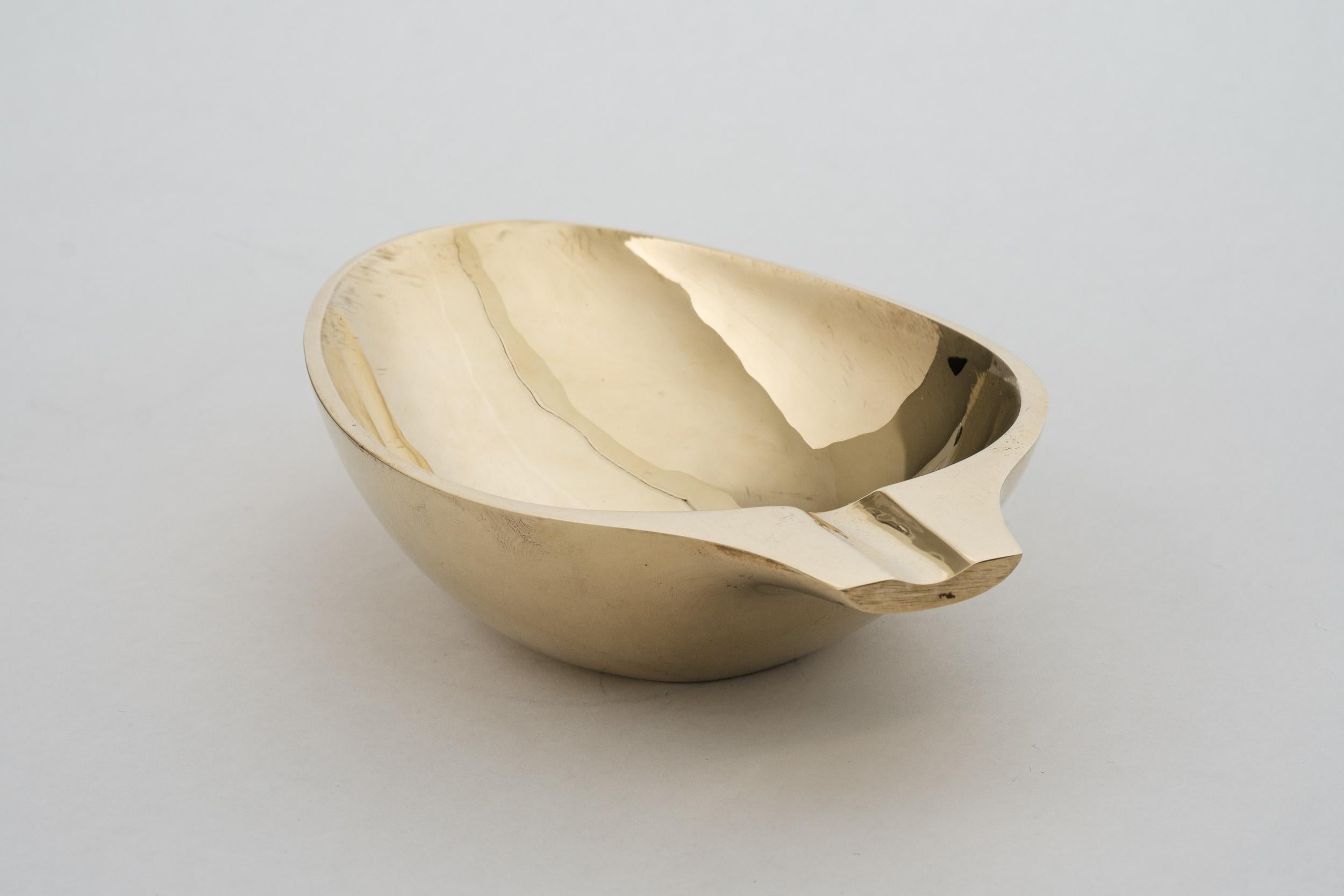Carl Auböck Model #3548 Polished Brass Bowl For Sale 2