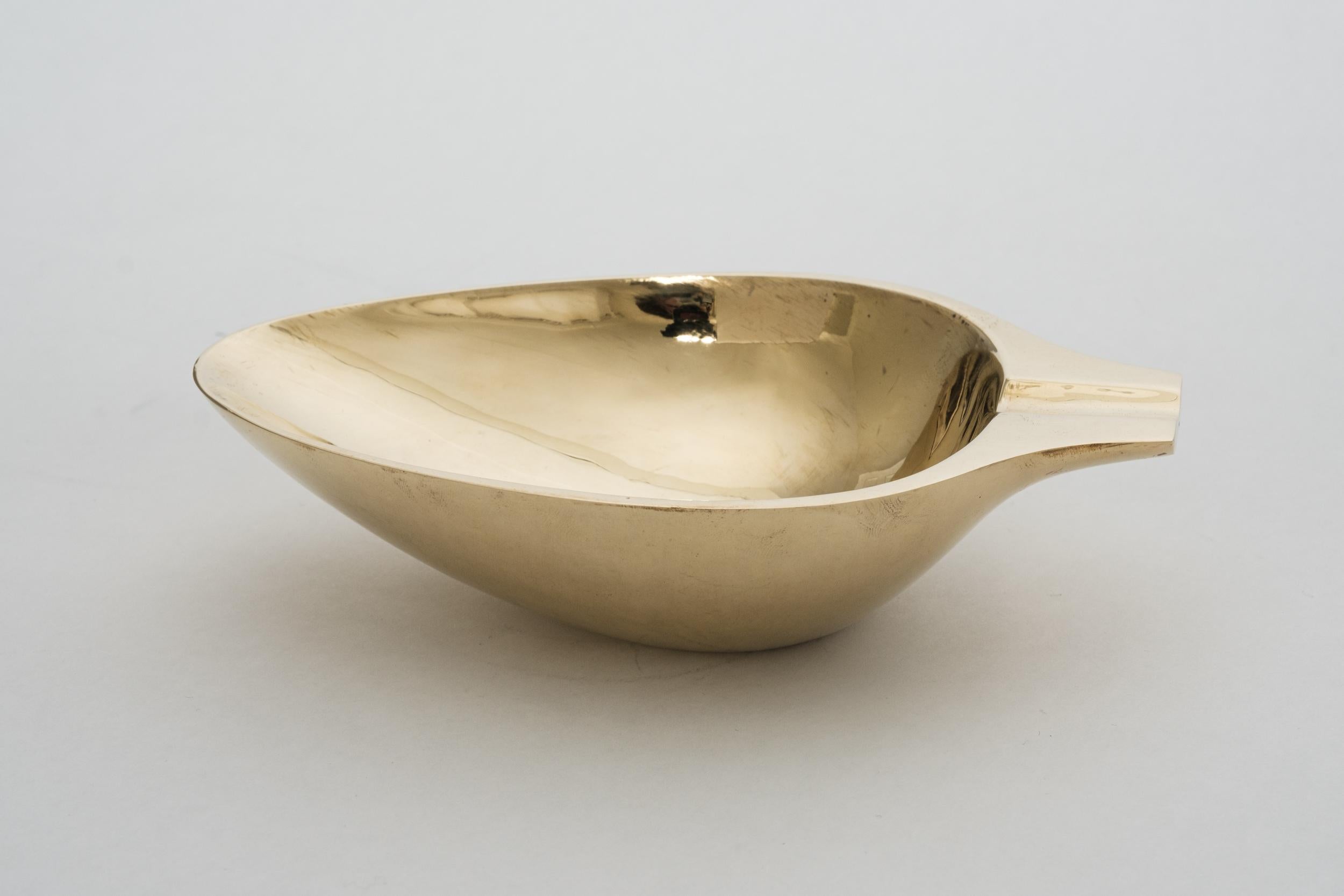 Carl Auböck Model #3548 Polished Brass Bowl For Sale 3