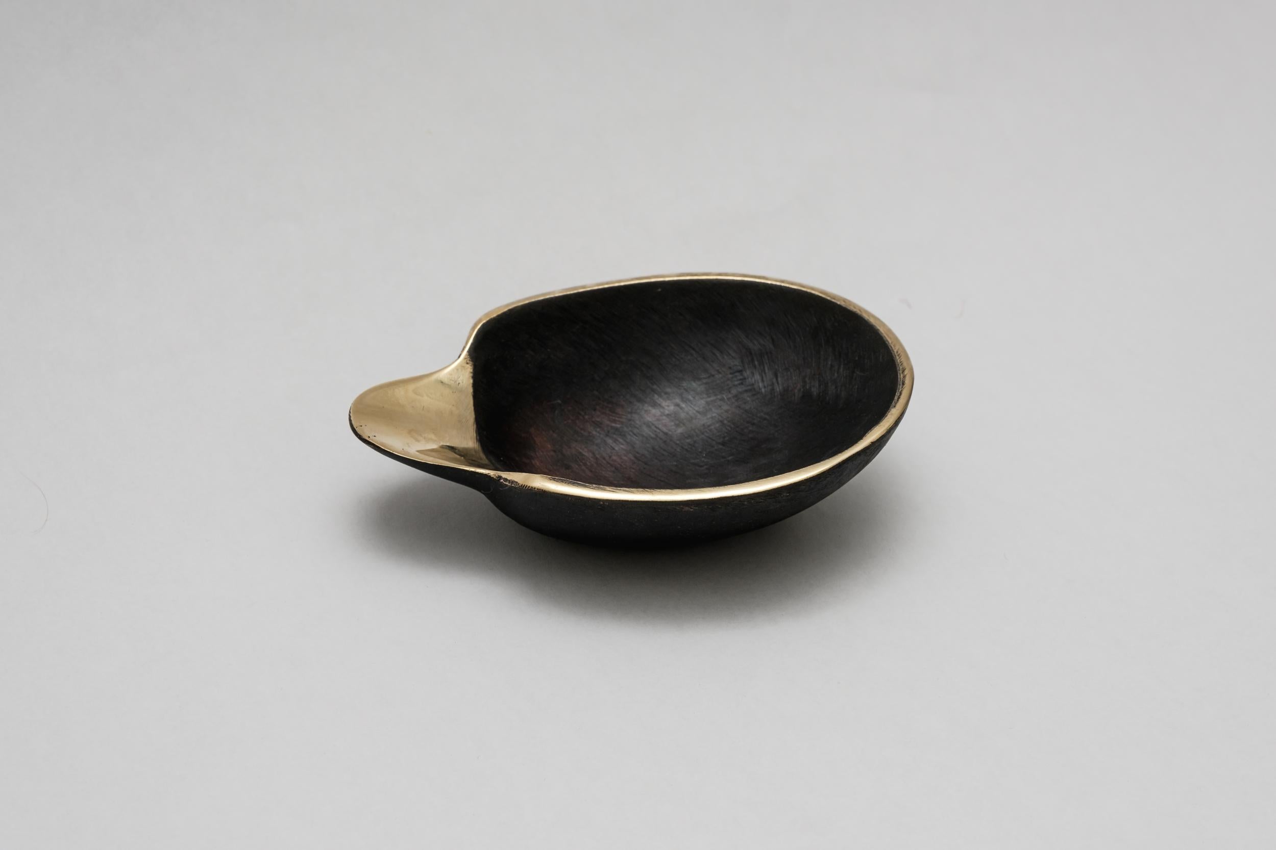 Carl Auböck Model #3599 Patinated Brass Bowl For Sale 11